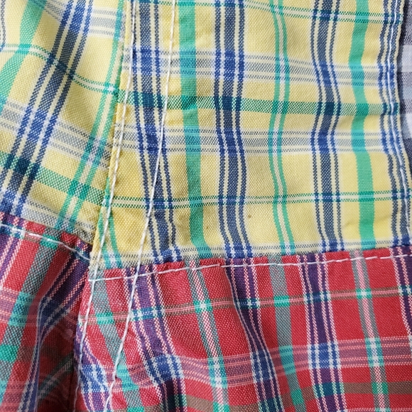 Vintage Ralph Lauren Polo Sport Patchwork Swim Shorts Trunks Mens Sz L Vtg - Picture 11 of 11